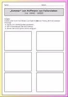 Vorschau - Arbeitsblätter - Sommer (Hoffmann von Fallersleben) – Gedicht & kreatives Aufgabenset – Sommerferien, Sommerbrief, Produktionsorientierung, Collage, Bilder, Gefühle beschreiben + EHZ - Seite 3