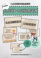 Vorschau - Bildkarten - ✅ Klassen- & Schulregeln: So klappt’s im Schulalltag 🚀 - Deckblatt
