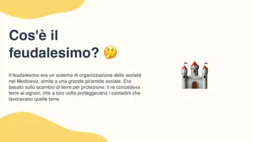 anteprima - Presentazioni / Lavagne - Scoprire il feudalesimo: Vita e strutture medievali - Presentazione - Pagina 2