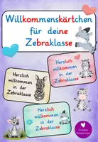 Vorschau - Mal- und Bastelvorlagen - Materialpaket für deine Zebraklasse - Seite 1