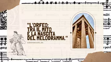 anteprima - Piani di lezione - Percorso didattico musicale - L'Orfeo - Pagina di copertina
