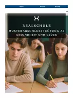 Vorschau - Klassenarbeiten - Musterabschlussprüfung Realschule Baden-Württemberg bis 2026 (Teil A1) mit Lösung - Deckblatt