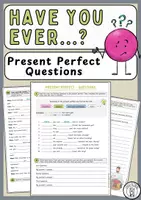 Vorschau - Arbeitsblätter - Present Perfect – Questions (explanations & exercises) - Deckblatt