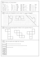 Vorschau - Arbeitsblätter - Das kann ich noch aus der 3. Klasse - Lernstandserhebung Mathe 4 - Seite 3