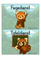 Vorschau - Poster - Klassendienste Roter Panda Classroom Management - Seite 3