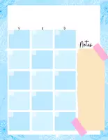 Vista previa - Para docentes: organización, planificación y formación - Plantilla Calendario mensual doble pág - página 3