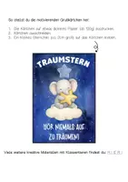 Vorschau - Anderer Materialtyp - Elefantenklasse Motivationskärtchen mit Traumstern - Seite 1