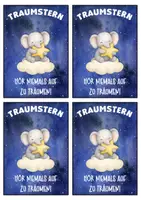 Vorschau - Anderer Materialtyp - Elefantenklasse Motivationskärtchen mit Traumstern - Seite 2