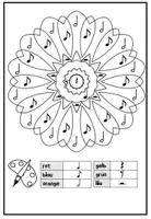 Vorschau - Arbeitsblätter - Noten Mandalas zweifach differenziert - Seite 3