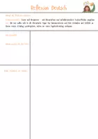 Vorschau - Anderer Materialtyp - Reflexionsbogen für Unterrichtsbesuche im Referendariat - Deckblatt