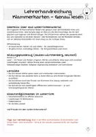 Vorschau - Stundenentwürfe - Klammerkarten - Genau lesen - Silbenschrift - Seite 2