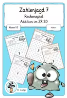 Vorschau - Arbeitsblätter - Zahlenjagd 7 - Addition im ZR bis 20 - Deckblatt