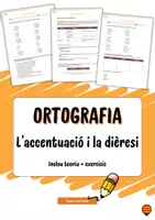 Vista previa - Unidades / Secuencias / Situaciones de Aprendizaje - Català – L’accentuació i la dièresi (teoria i exercicis amb solucions) - Portada