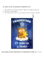 Vorschau - Anderer Materialtyp - Eulenklasse Motivationskärtchen mit Traumstern - Seite 1