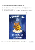 Vorschau - Anderer Materialtyp - Fledermausklasse Motivationskärtchen mit Traumstern - Seite 1