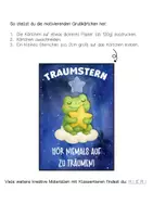 Vorschau - Anderer Materialtyp - Froschklasse Motivationskärtchen mit Traumstern - Seite 1