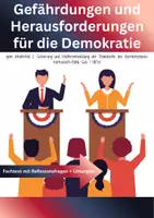Vorschau - Arbeitsblätter - Gefährdungen und Herausforderungen für die Demokratie - Deckblatt