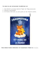 Vorschau - Anderer Materialtyp - Fuchsklasse Motivationskärtchen mit Traumstern - Seite 1