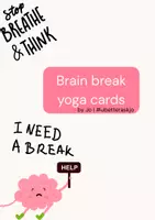 Προεπισκόπηση - Flashcards - Brain break yoga cards U Better Ask JO - Εξώφυλλο