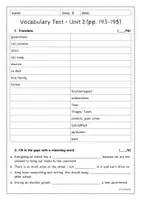 Vorschau - Test - Vocabulary Test - Midwest (Orange Line 4) - Seite 3