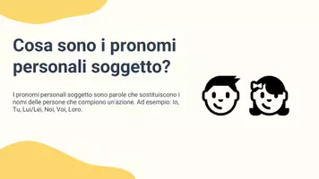 anteprima - Presentazioni / Lavagne - Creare frasi utilizzando i pronomi personali soggetto in contesti diversi - Pagina 2