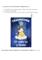 Vorschau - Anderer Materialtyp - Katzenklasse Motivationskärtchen mit Traumstern - Seite 1