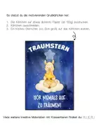 Vorschau - Anderer Materialtyp - Lamaklasse Motivationskärtchen mit Traumstern - Seite 1