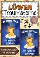 Vorschau - Anderer Materialtyp - Löwenklasse Motivationskärtchen mit Traumstern - Deckblatt