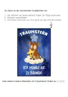 Vorschau - Anderer Materialtyp - Okapiklasse Motivationskärtchen mit Traumstern - Seite 1