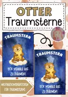 Vorschau - Anderer Materialtyp - Otterklasse Motivationskärtchen mit Traumstern - Deckblatt