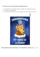 Vorschau - Anderer Materialtyp - Roter-Panda-Klasse Motivationskärtchen mit Traumstern - Seite 1