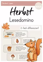 Vorschau - Spiele - Lesedomino: Herbst (3. Klasse - 4. Klasse) - Deckblatt