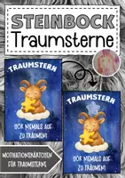 Vorschau - Anderer Materialtyp - Steinbockklasse Motivationskärtchen mit Traumstern - Deckblatt