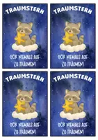 Vorschau - Anderer Materialtyp - Waschbärenklasse Motivationskärtchen mit Traumstern - Seite 2