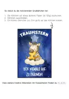 Vorschau - Anderer Materialtyp - Zebraklasse Motivationskärtchen mit Traumstern - Seite 1