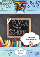 Vorschau - Mal- und Bastelvorlagen - Steckbrief zum Schulstart – So bunt sind wir! 🎒✨ Kennenlernen leicht gemacht – für neue Klassen an weiterführenden Schulen - Deckblatt