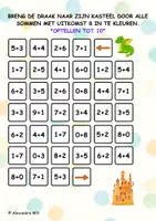 Voorbeeld - Rekenen met spelletjes (groep 3-4) - Pagina 1