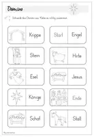 Vorschau - Arbeitsblätter - Materialpaket "Weihnachtsgeschichte" - Deutsch & Religion - Seite 3