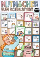 Vorschau - Arbeitsblätter - Mutmacher & Murmeln - Kreatives PAKET zum Buch & Schulstart / Einschulung - Seite 1