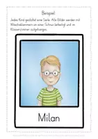 Vorschau - Mal- und Bastelvorlagen - Selbstportrait Kunst sich zeichnen Klassenzimmer - Seite 2