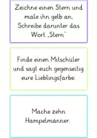 Vorschau - Aufgabenkarten - Leseaufträge für den Anfangsunterricht - Seite 1