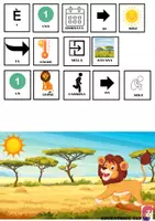 anteprima - Esercizi - Racconto in CAA: leone nella savana - Pagina 2