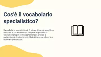 anteprima - Presentazioni / Lavagne - Selezionare termini tecnici rilevanti per l’argomento trattato - Pagina 2