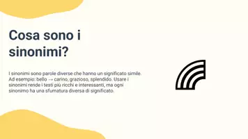 anteprima - Presentazioni / Lavagne - Confrontare sinonimi per scelta lessicale più efficace in un contesto - Pagina 2
