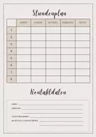 Vorschau - Anderer Materialtyp - Hausaufgabenheft - Schulplaner (in braun-beige) - Seite 2
