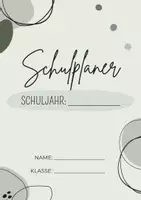 Vorschau - Anderer Materialtyp - Hausaufgabenheft - Schulplaner (Grüntöne) - Seite 1
