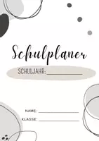 Vorschau - Anderer Materialtyp - Hausaufgabenheft - Schulplaner (schwarz-weiß) - Seite 1