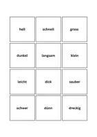 Vorschau - Stationenlernen - Adjektivpaare - Gegensätze finden - Seite 1