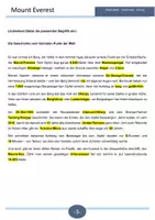 Vorschau - Arbeitsblätter - Der Mount Everest - Die Geschichte vom höchsten Punkt der Erde - Seite 2