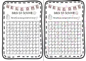 Vorschau - Arbeitsblätter - Suchsel “Back to school" - What will the new school year be like? (Englisch) - Seite 1